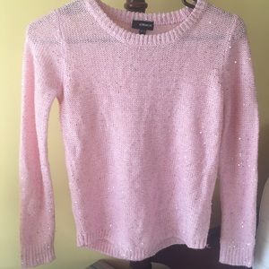Girls Pink Sweater.